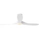 Maverick 60 inch Matte White Ceiling Fan
