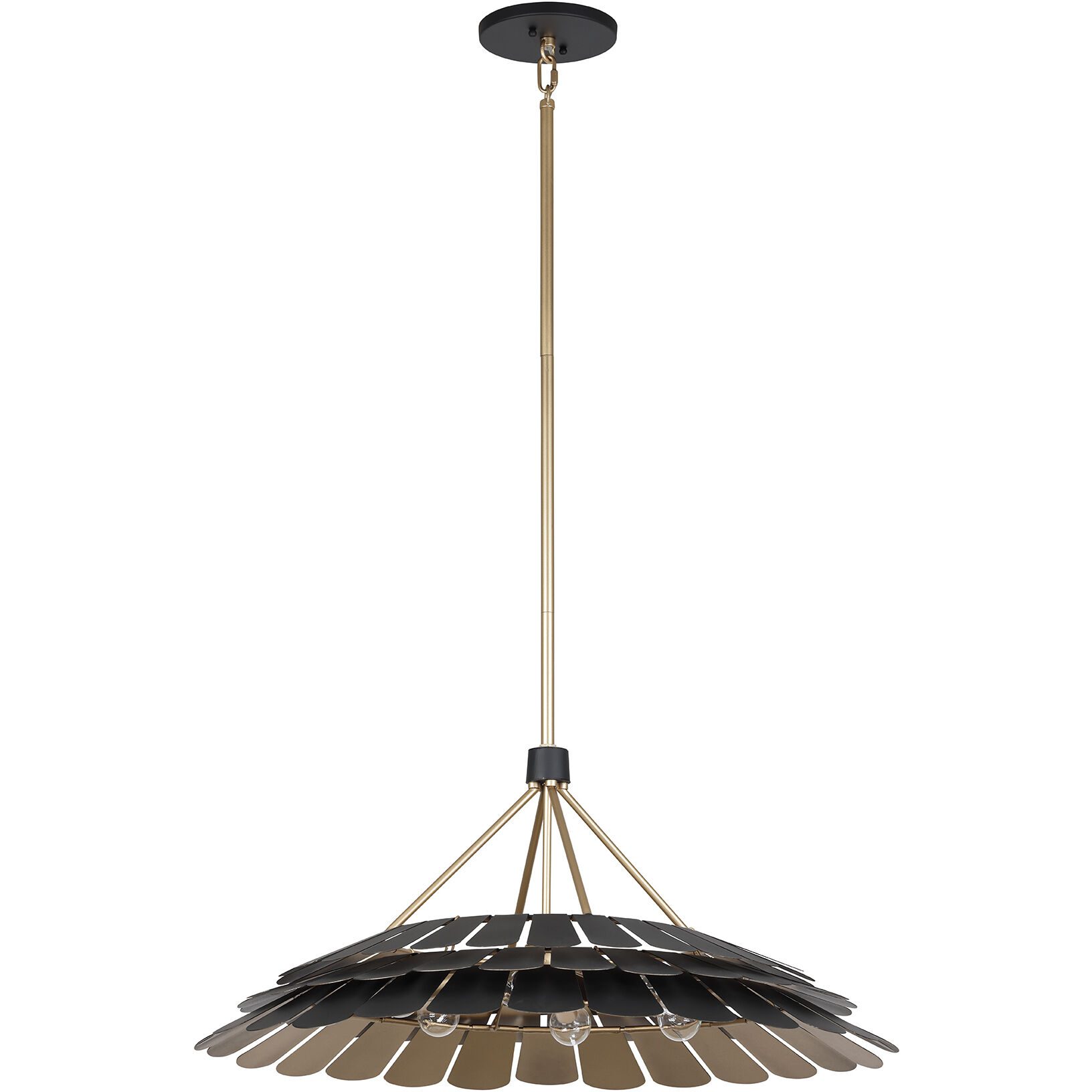 Turaco 6 Light 30 inch Midnight Pendant Ceiling Light