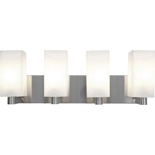 Archi 4 Light 25 inch Brushed Steel Vanity Light Wall Light in  24.4 inch