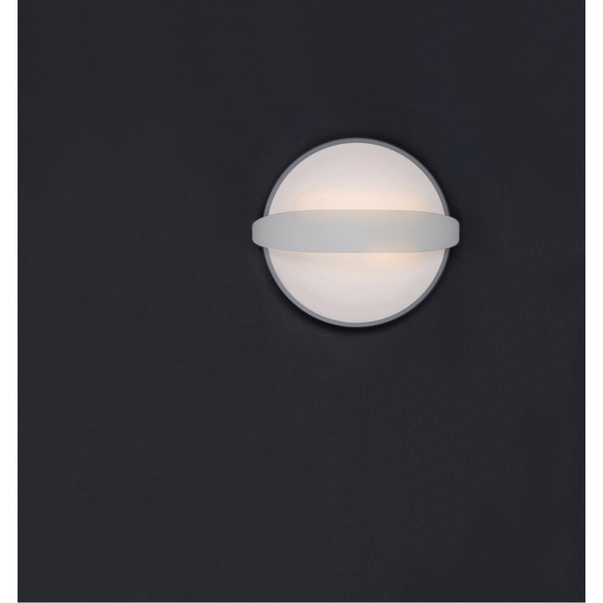 Alumilux Arc LED 7.5 inch White Outdoor Wall Mount