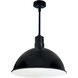 RLM Black / White Recessed Stem Mounted LED Shade in 2500, 3000K, 12 in.