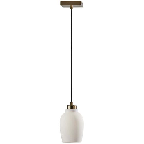 Clara 1 Light 6 inch Antique Brass Pendant Ceiling Light