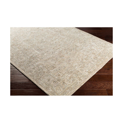 Shelby 108 X 84 inch Dusty Sage Handmade Rug in 7 x 9, Rectangle