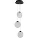 Axiom 3 Light 10 inch Black Pendant Ceiling Light