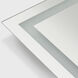 Mera 36 X 30 inch Might Bright White LED Wall Mirror