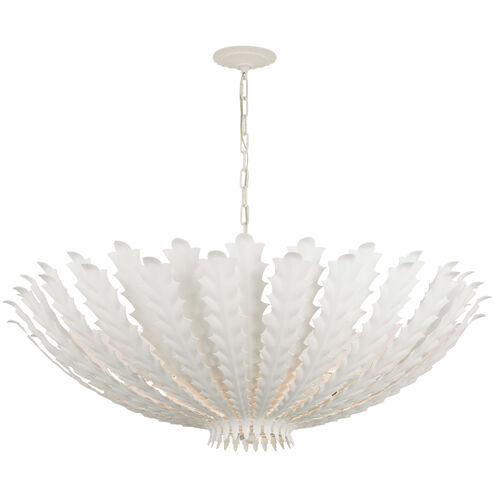 AERIN Hampton 6 Light 40 inch Plaster White Chandelier Ceiling Light, Extra Large