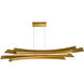 Candora LED 72 inch Brass Island/Pool Table Light Ceiling Light