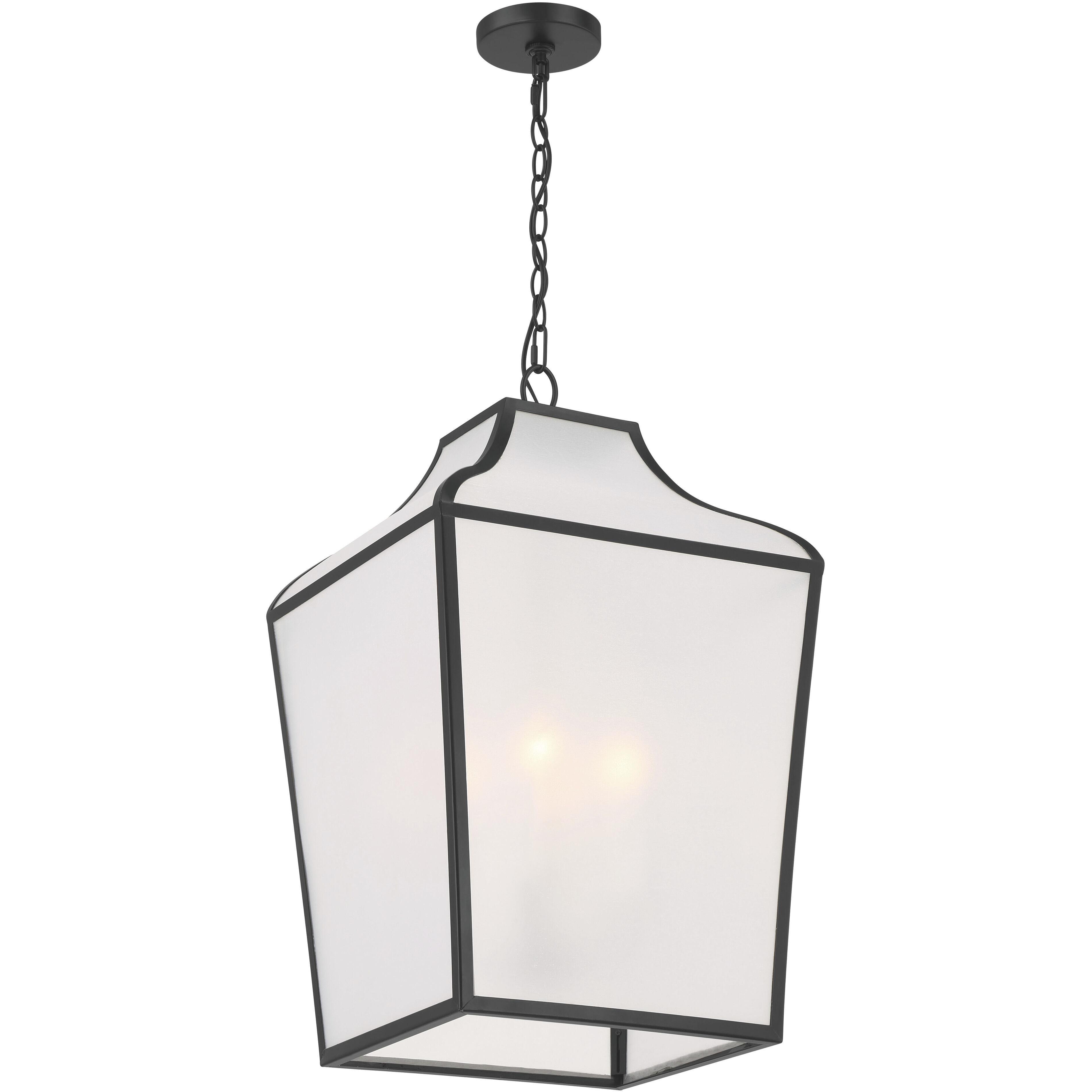 Velena 4 Light 16 inch Dark Matte Black Pendant Ceiling Light
