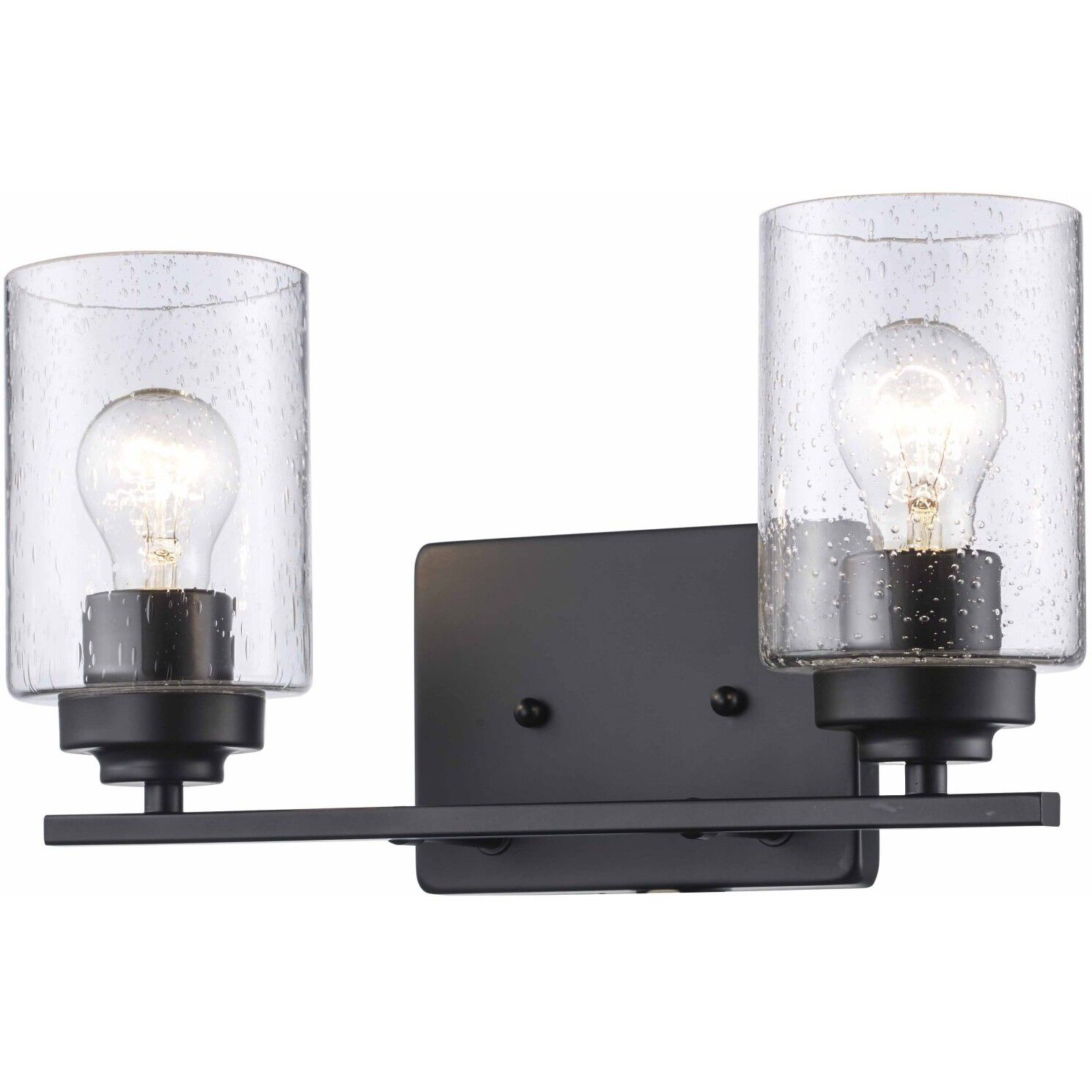 Mod Pod 2 Light 14 inch Black Vanity Light Wall Light