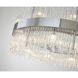 Canada LED 31.4 inch Chrome Chandelier Ceiling Light