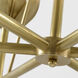 Julie Neill Alberto LED 28.75 inch Antique-Burnished Brass Low Ceiling Chandelier Ceiling Light, Small
