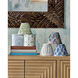 Bug Parade Ivory and Green and Yellow and Blue and Orange 5 inch Drum Chandelier Shade