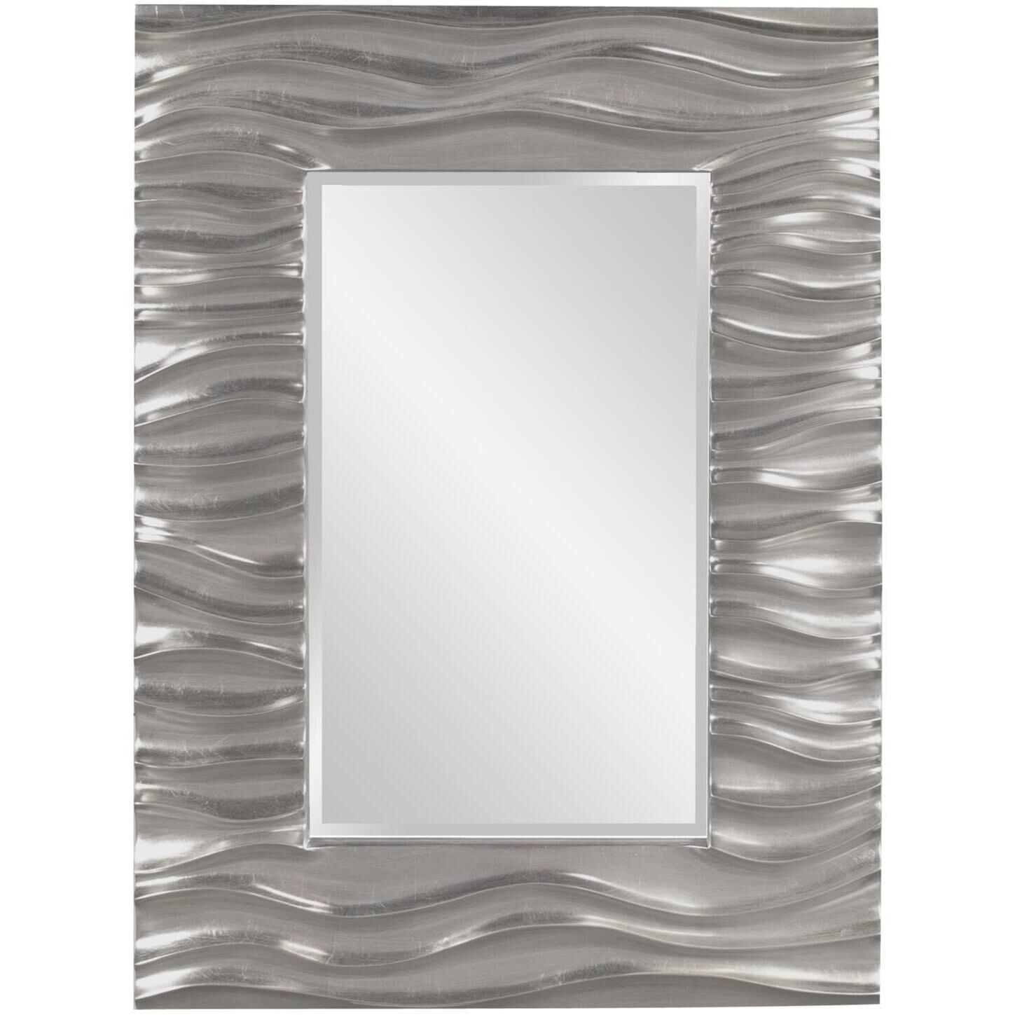 Zenith 39 X 31 inch Glossy Nickel Wall Mirror