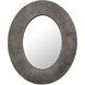 Coco 43.5 X 36 inch Ebony Walnut and White Mirror