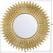 Broche 30 X 30 inch Antique Gold Wall Mirror