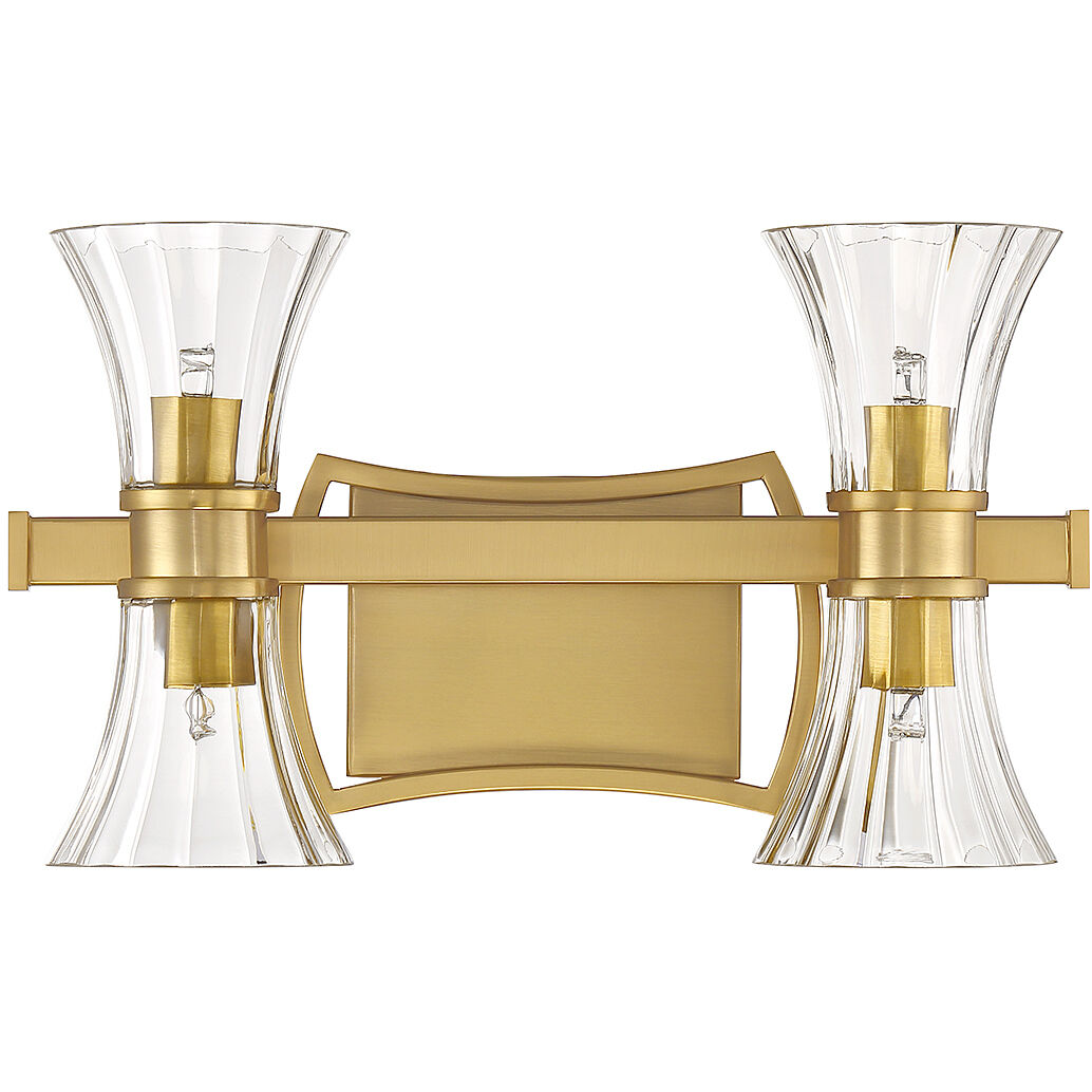 Bennington LED 16 inch Warm Brass Bathroom Vanity Light Wall Light