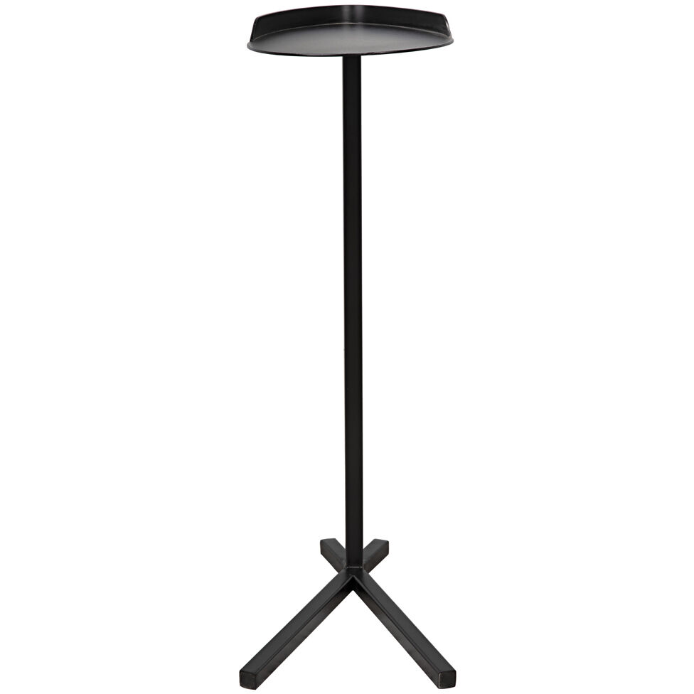 Golem 26 X 14 inch Matte Black Side Table