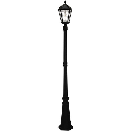 Royal LED 87 inch Black Lamp Post Set, Solar
