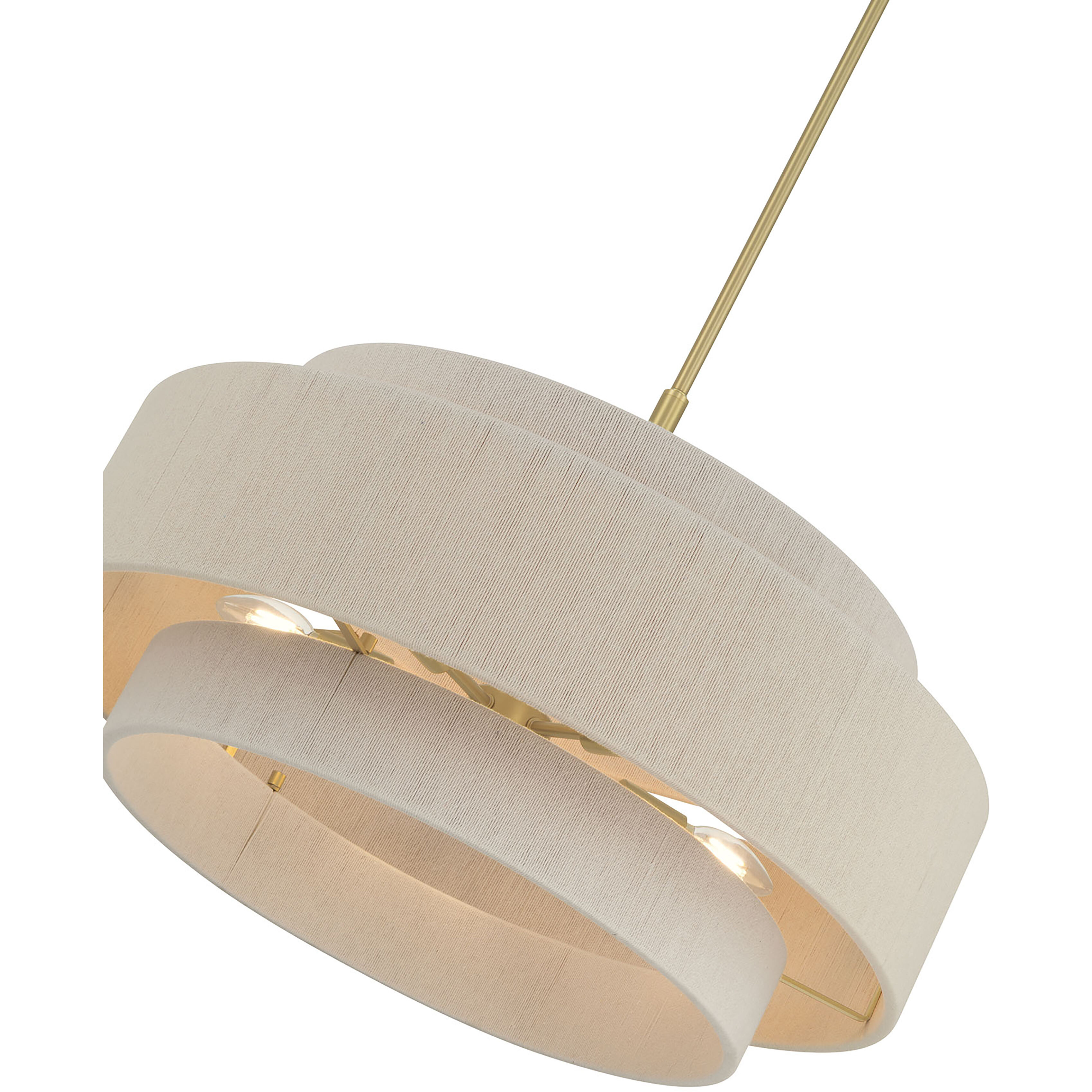 Helbert 5 Light 24 inch Vintage Brass Pendant Ceiling Light
