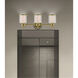 Middlebush 3 Light 24 inch Polished Brass Bath Vanity Wall Light