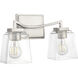 Avenna 2 Light 14.5 inch Brushed Nickel Vanity Light Wall Light