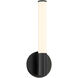Connor LED 5 inch Matte Black Vanity Light Wall Light