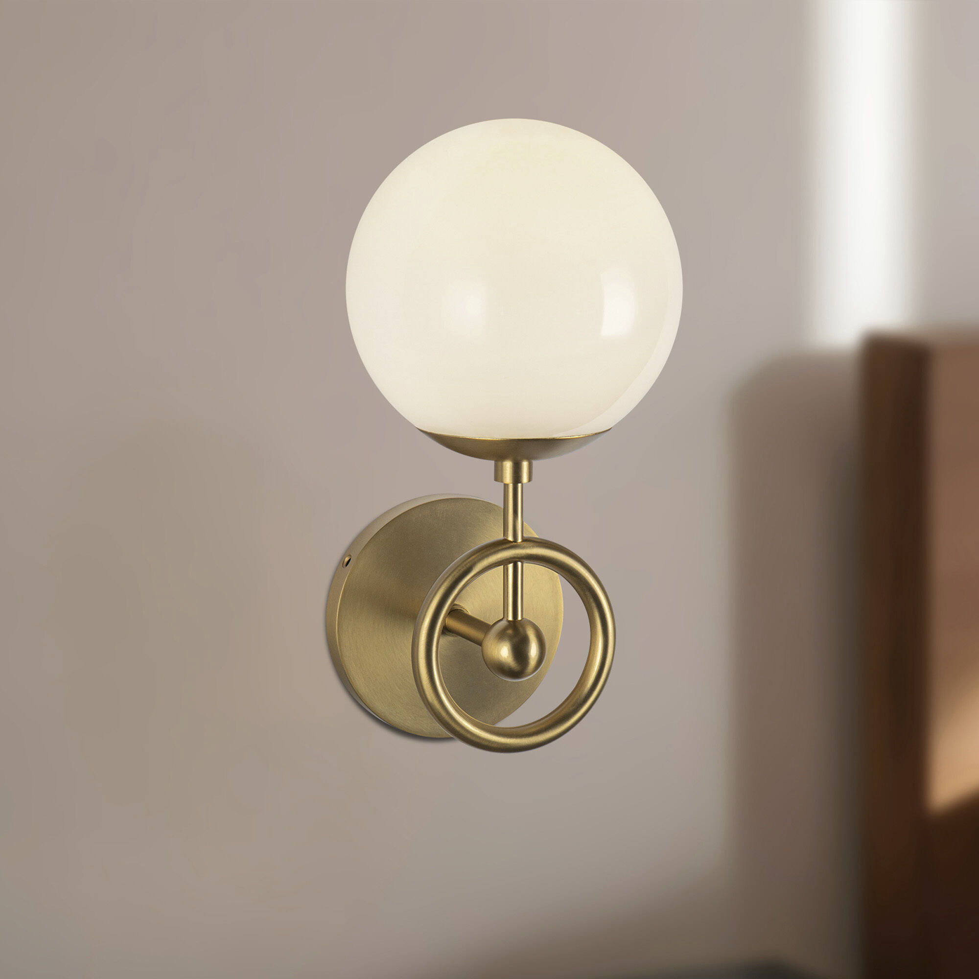 Alora Mood Fiore Wall/Vanity Light Wall Light in Brushed Gold