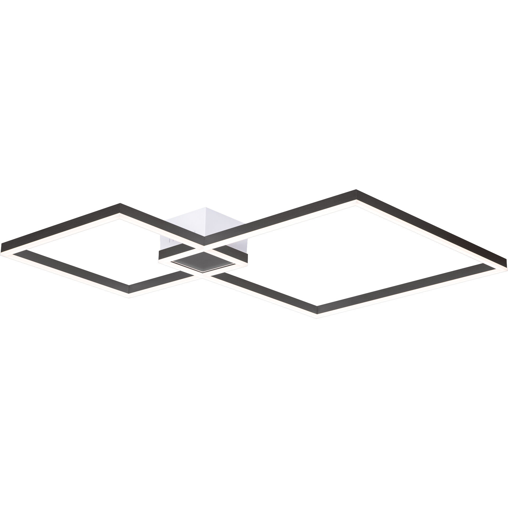 Fractal 28 inch Satin Dark Gray Flush Mount / Wall Sconce Ceiling Light