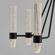 Ethos 6 Light 23.5 inch Black Chandelier Ceiling Light