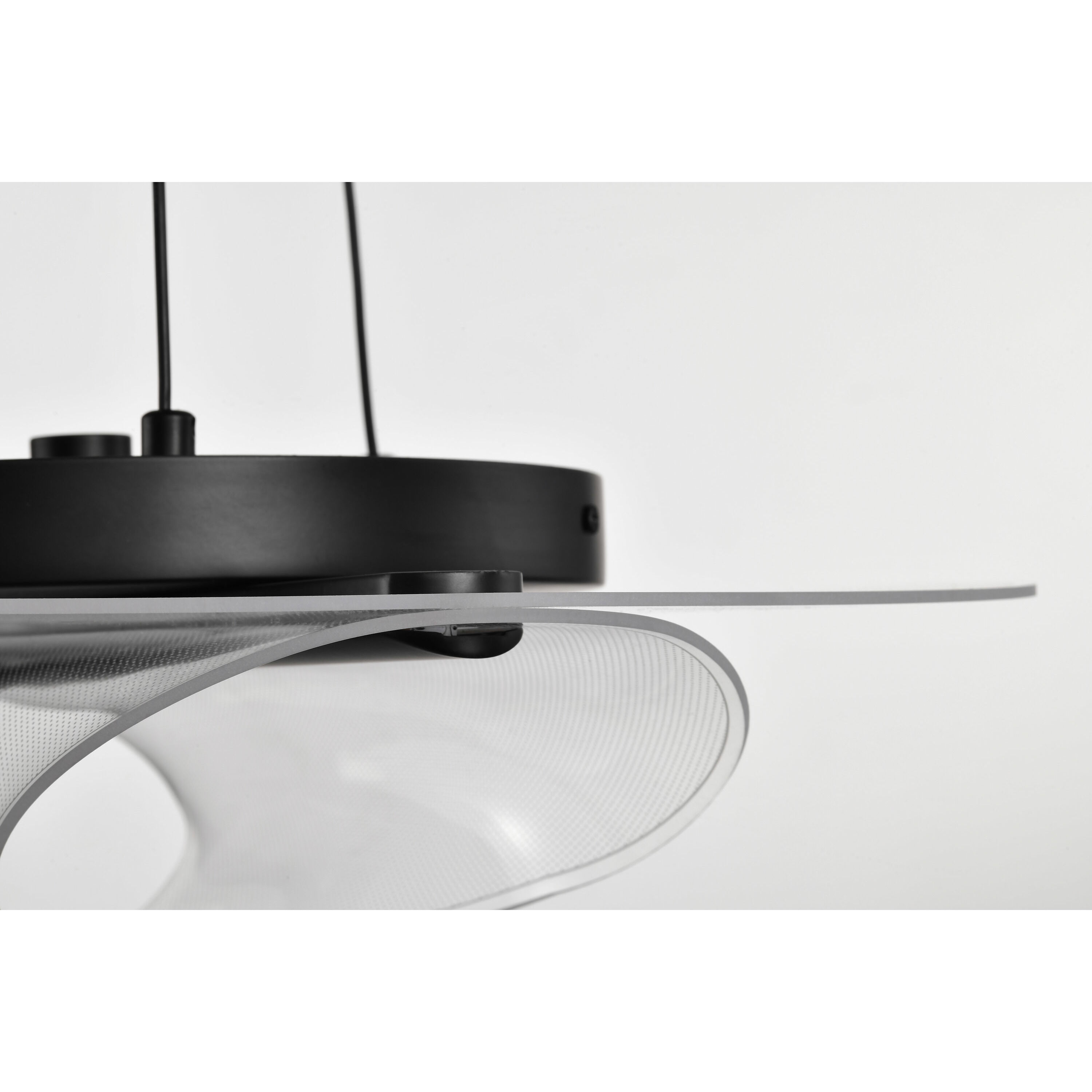 Geneva LED 17.75 inch Matte Black Pendant Ceiling Light