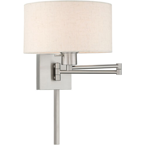 Allison 24 inch 100.00 watt Brushed Nickel Swing Arm Wall Lamp Wall Light