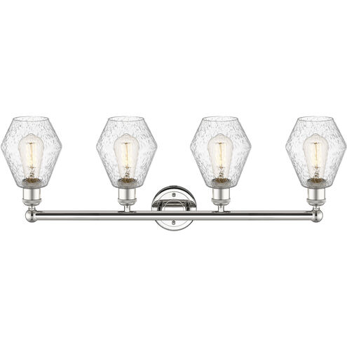 Cindyrella 4 Light 33 inch Polished Nickel Bath Vanity Light Wall Light in Seedy