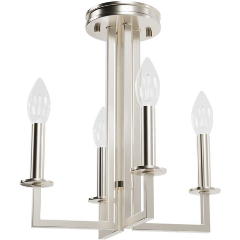 Bearden 4 Light 13 inch Brushed Nickel Chandelier Ceiling Light