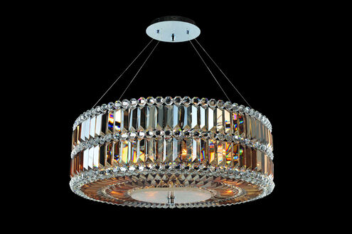 Luxor 6 Light 24 inch Chrome Pendant Ceiling Light