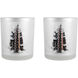 Holiday Tree Antique Silver Holiday Candleholder, Pillar