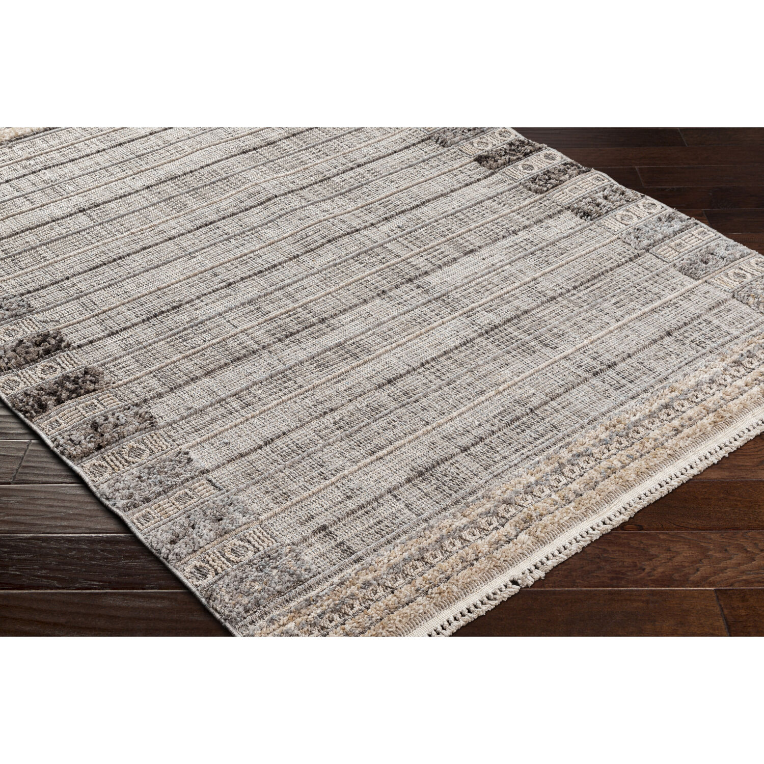 Zaragoza 84 X 63 inch Cream Rug, Rectangle