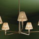 Bekah 5 Light Champagne Bronze Chandelier Ceiling Light