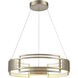 Fashionista LED 24 inch Champagne Gold Chandelier Ceiling Light