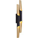 Canada 4 Light 3 inch Matte Black Wall Sconce Wall Light