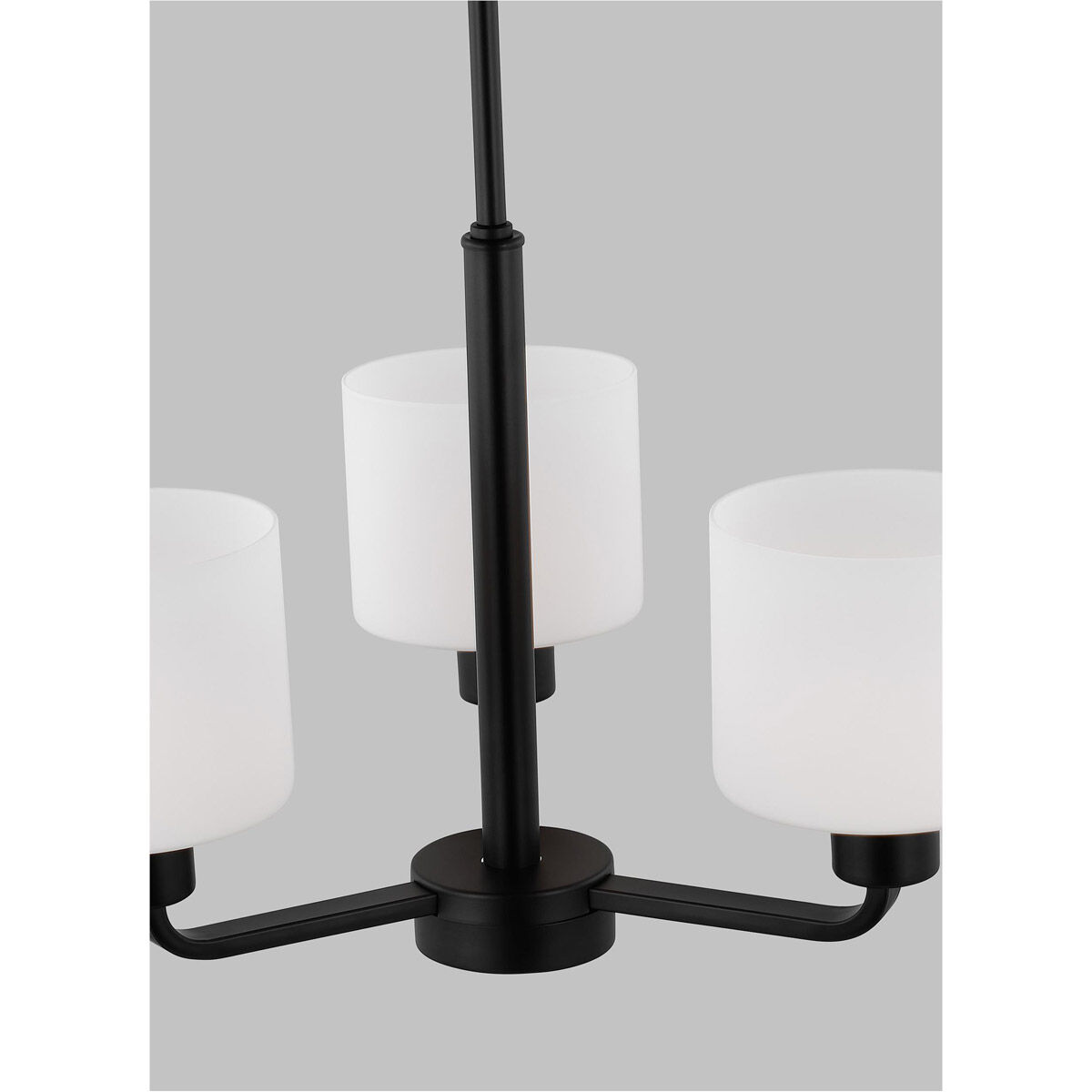 Canfield 5 Light 23.88 inch Midnight Black Chandelier Ceiling Light