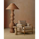 Nirvana 77 inch 60 watt Natural Floor Lamp Portable Light, Grande