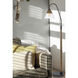 Hinton 71 inch 60.00 watt Oak and Black Floor Lamp Portable Light