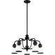 Lawrenceville 5 Light 24 inch Black Chandelier Ceiling Light