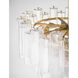 Torvento 15 Light 32.75 inch Legacy Brass Pendant Ceiling Light in Clear Handmade Glass