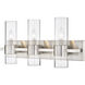 Lawson 3 Light 25 inch Brushed Nickel Vanity Wall Light