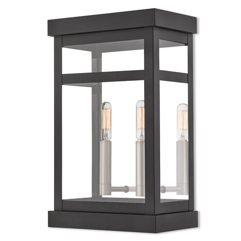 Hopewell 2 Light 15 inch Black Outdoor Wall Lantern