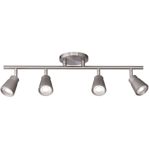 Solo 4 Light 120 Brushed Nickel Track Lighting Ceiling Light