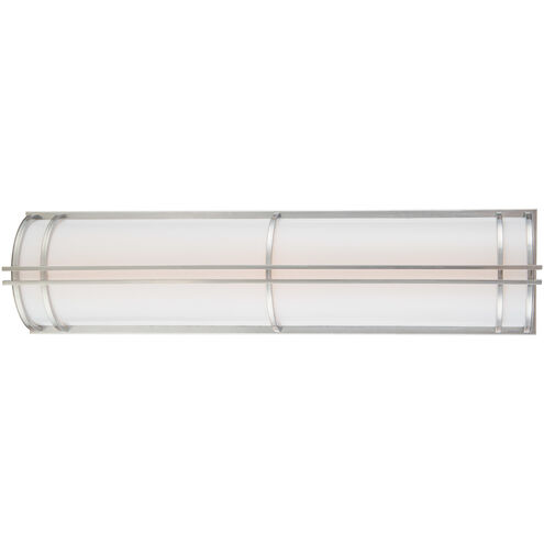 Skyscraper LED 37 inch Stainless Steel Outdoor Wall Light in 3000K, 37in.