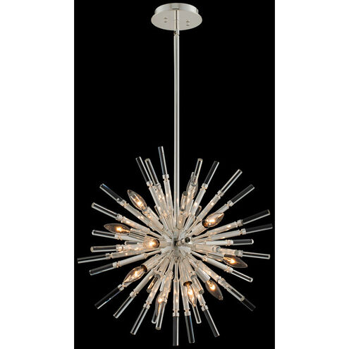 Sprazzo 14 Light 22 inch Polished Silver Pendant Ceiling Light in Firenze