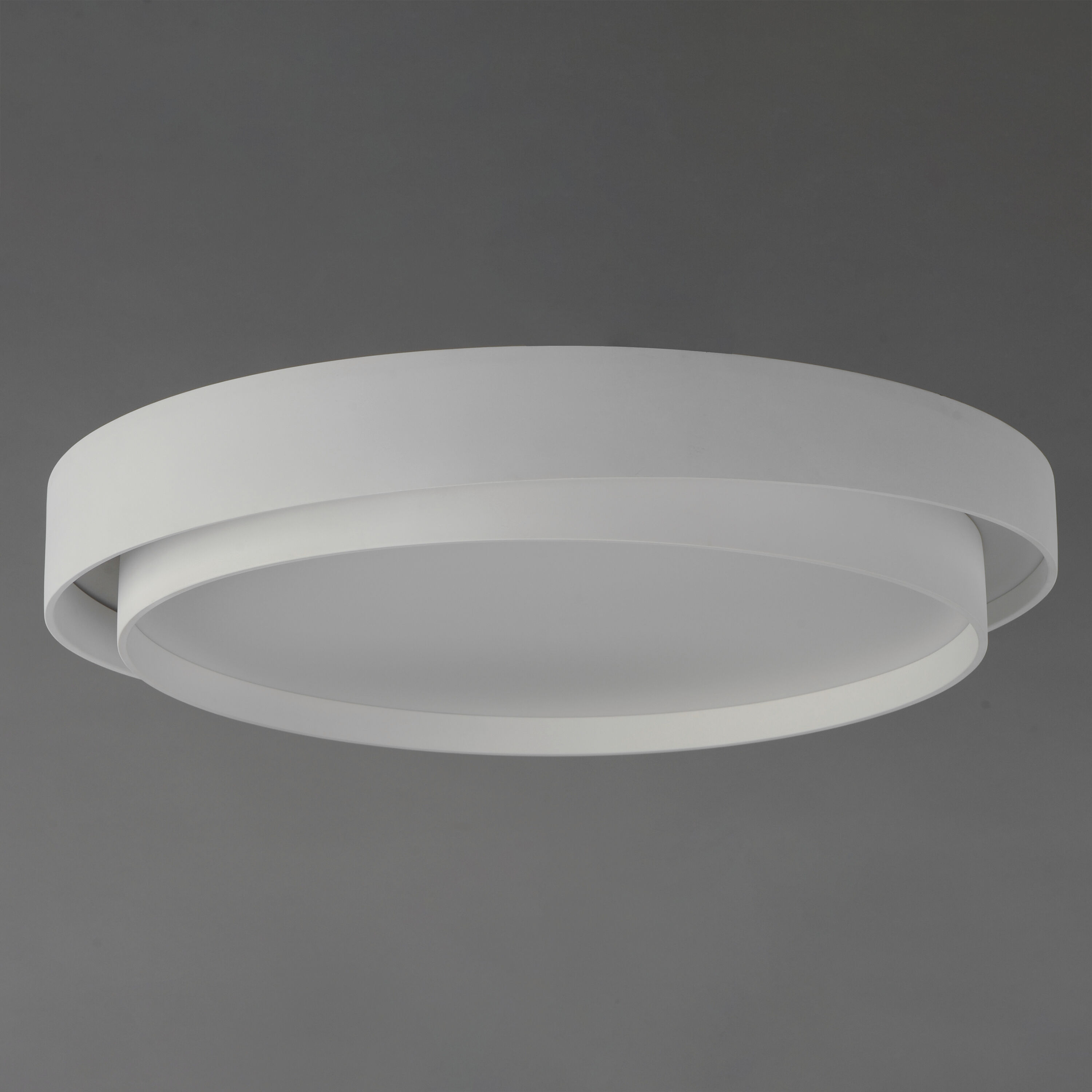 Ziggurat LED 31.5 inch White Flush Mount Ceiling Light
